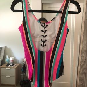 One piece bathing suit